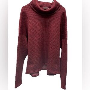 Columbia women's size  XXL turtle Neck sweater pullover red new with tags